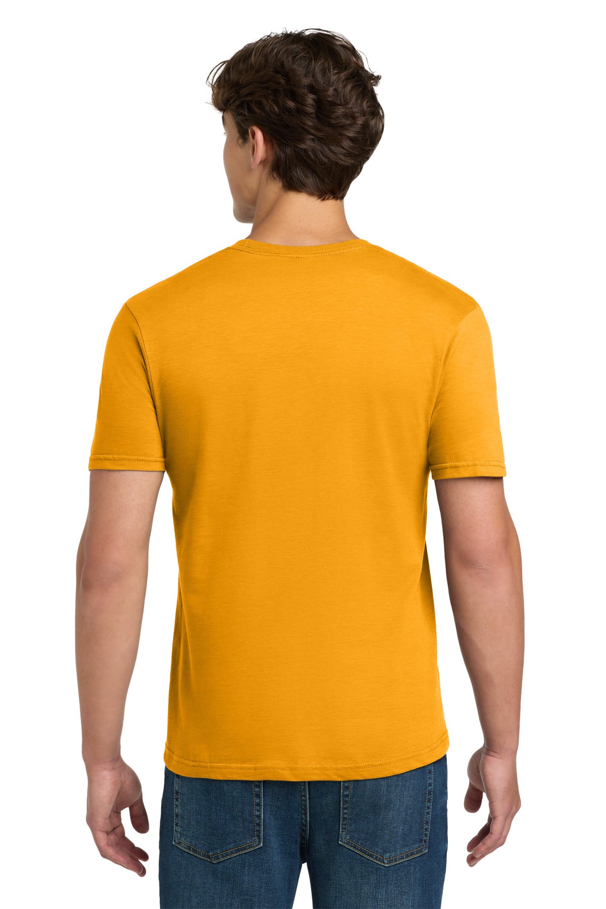Gildan Softstyle T-Shirt 64000 back model image.