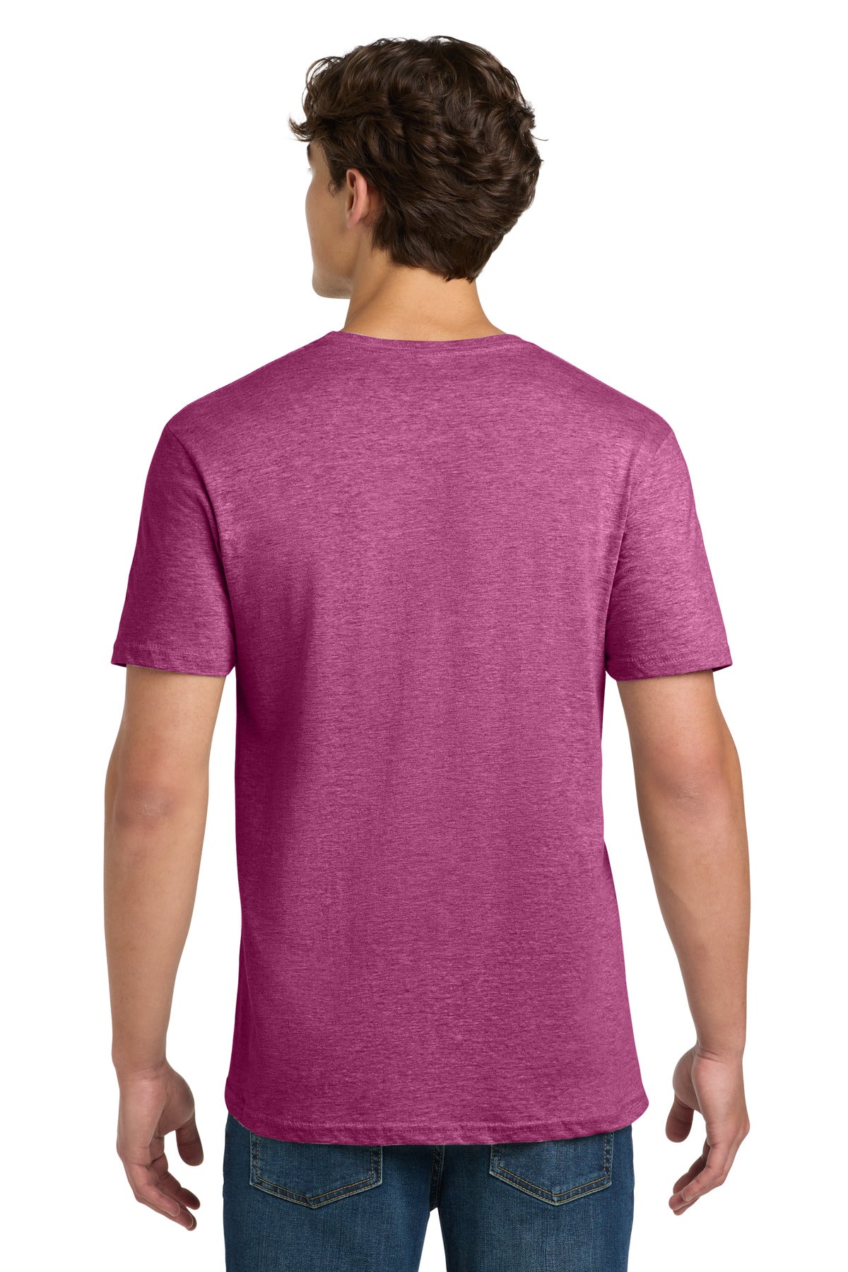 Gildan Softstyle T-Shirt 64000 back model image.