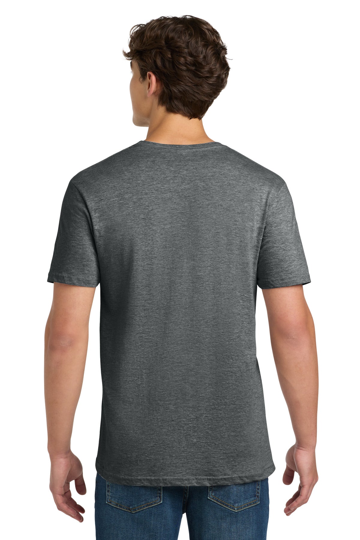 Gildan Softstyle T-Shirt 64000 back model image.