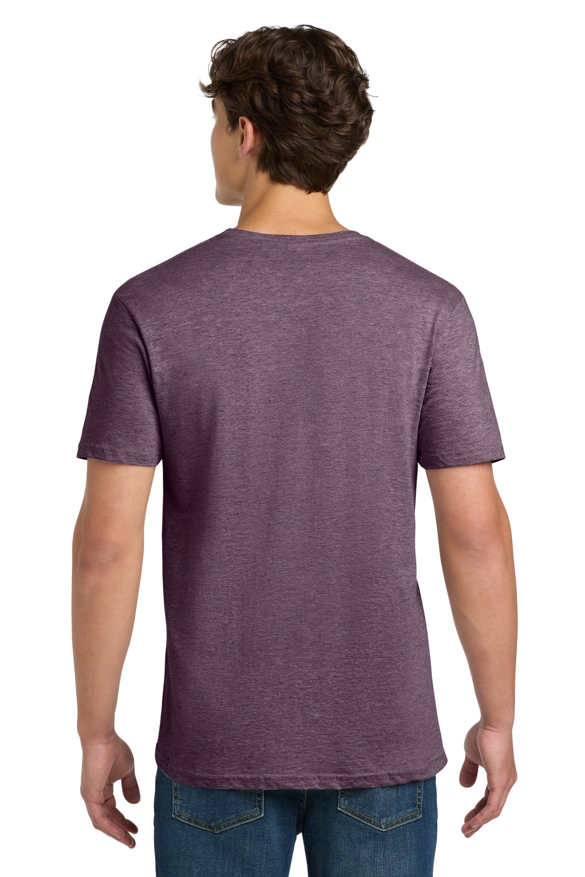 Gildan Softstyle T-Shirt 64000 back model image.