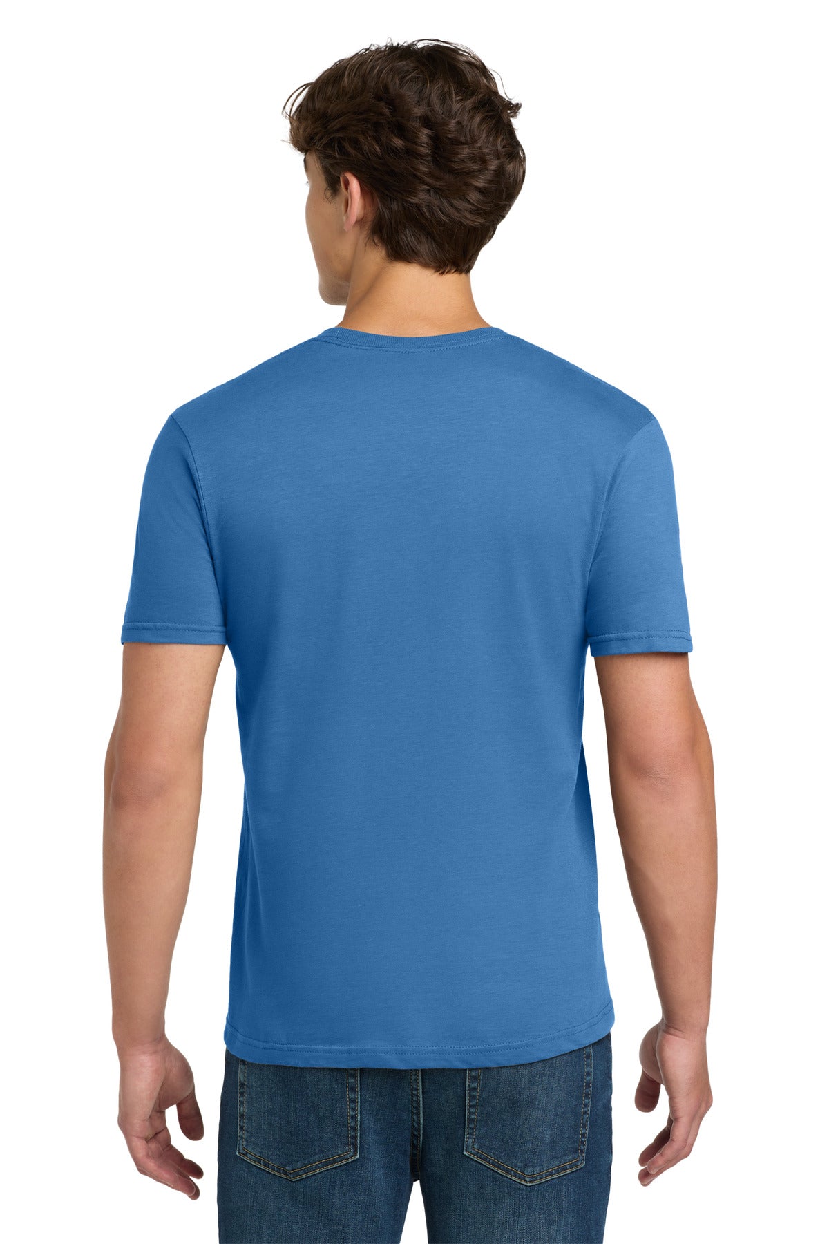 Gildan Softstyle T-Shirt 64000 back model image.