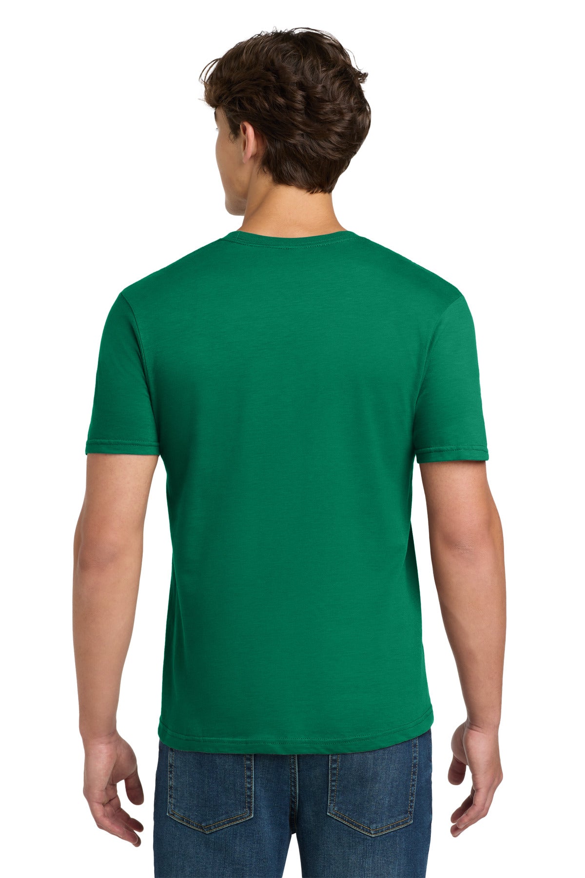Gildan Softstyle T-Shirt 64000 back model image.