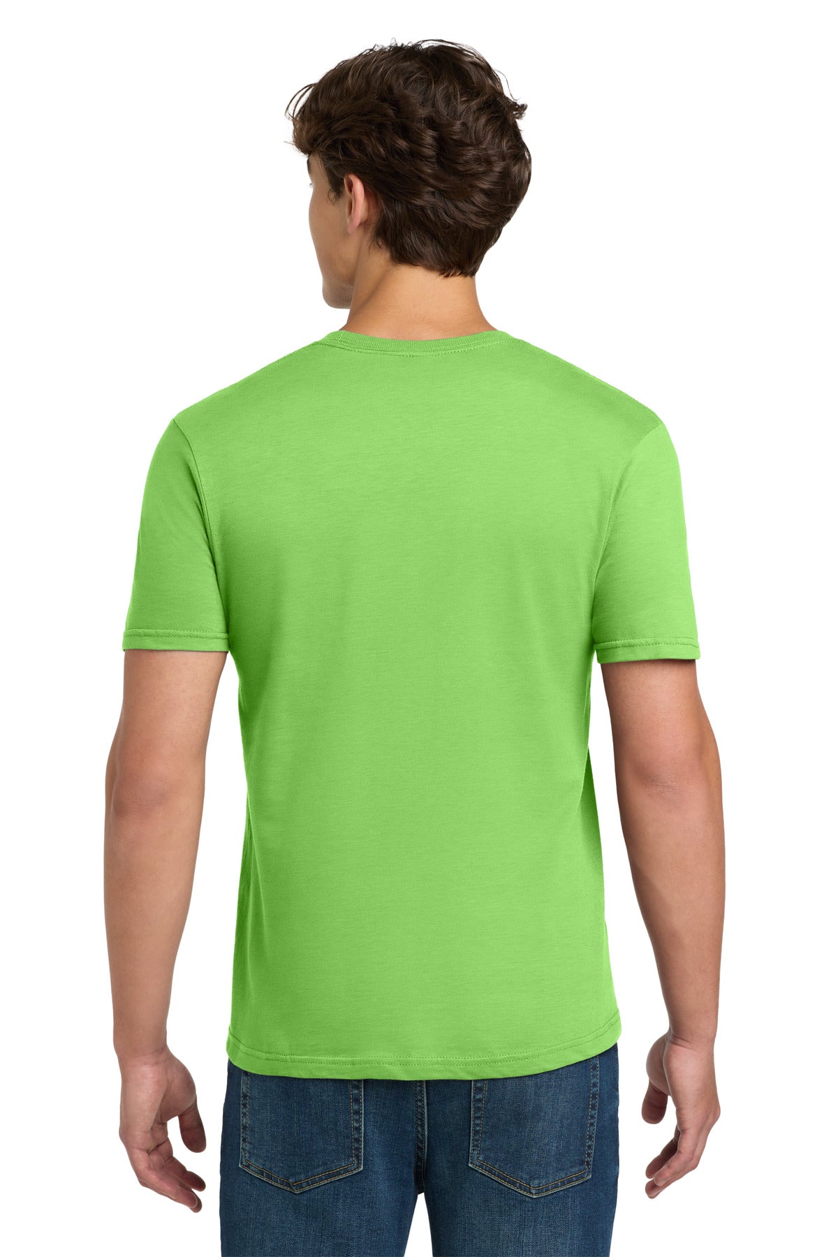 Gildan Softstyle T-Shirt 64000 back model image.