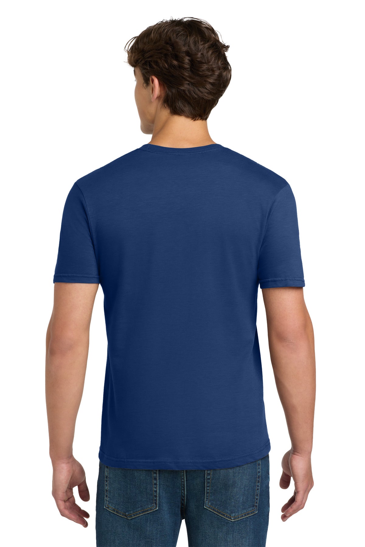 Gildan Softstyle T-Shirt 64000 back model image.