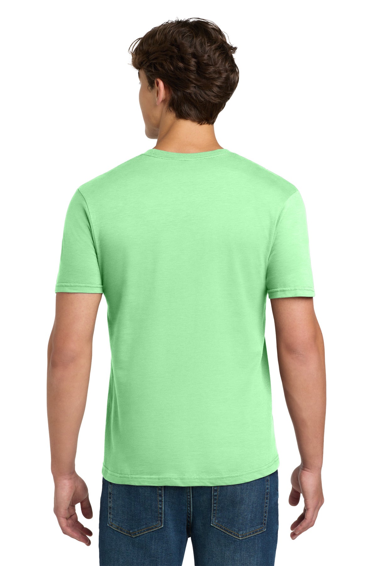 Gildan Softstyle T-Shirt 64000 back model image.