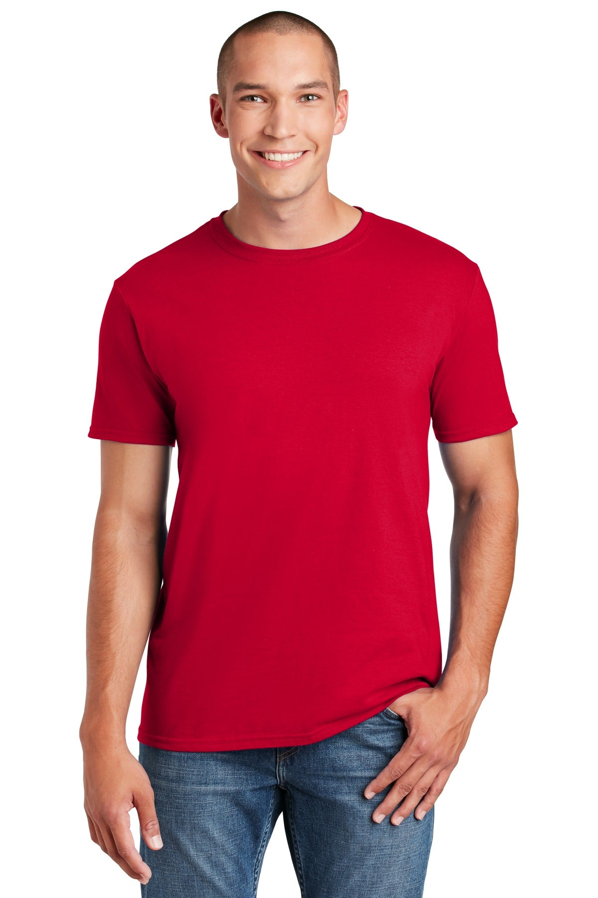 Gildan Softstyle T-Shirt 64000 front model image.