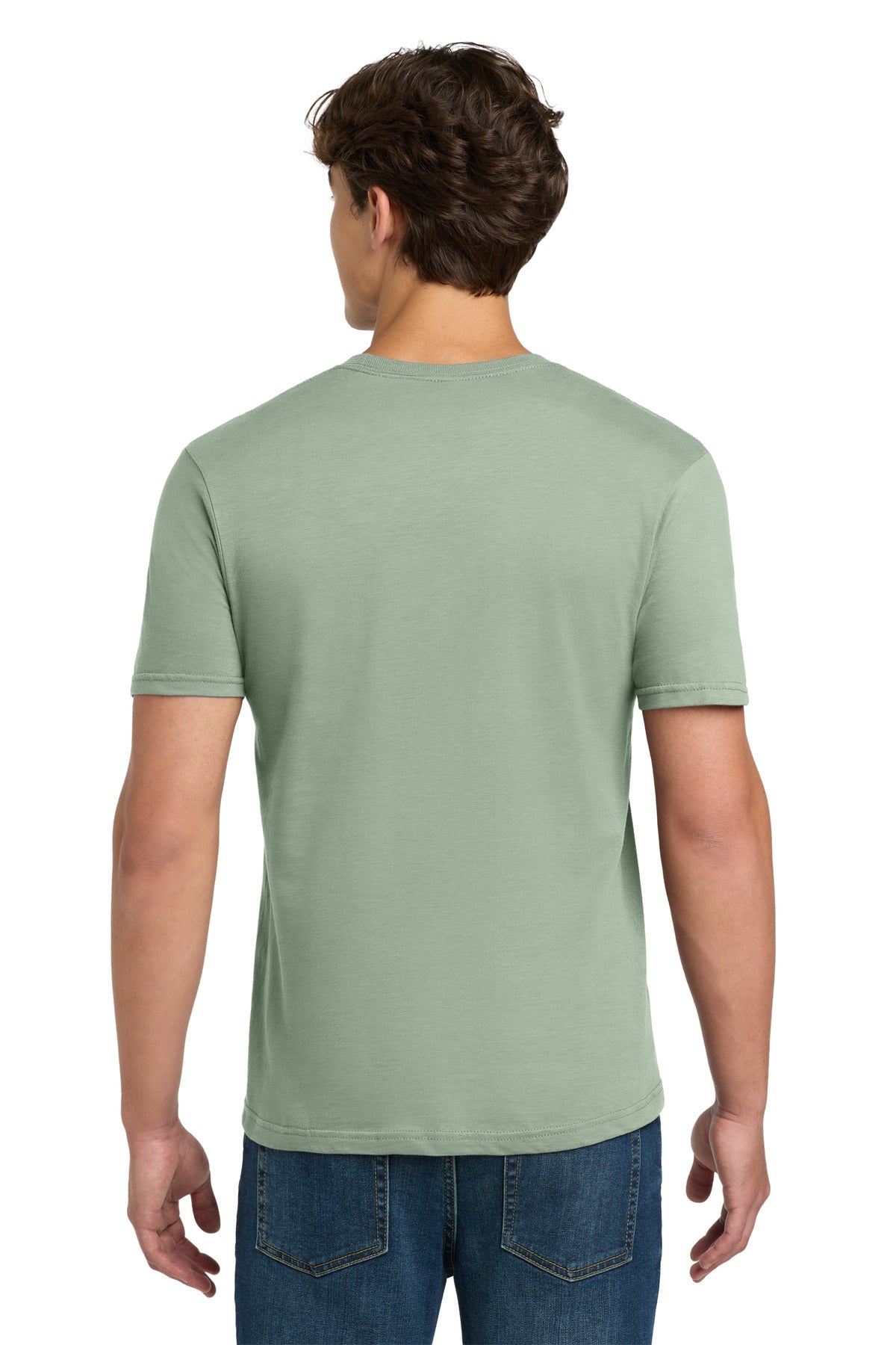 Gildan Softstyle T-Shirt 64000 back model image.