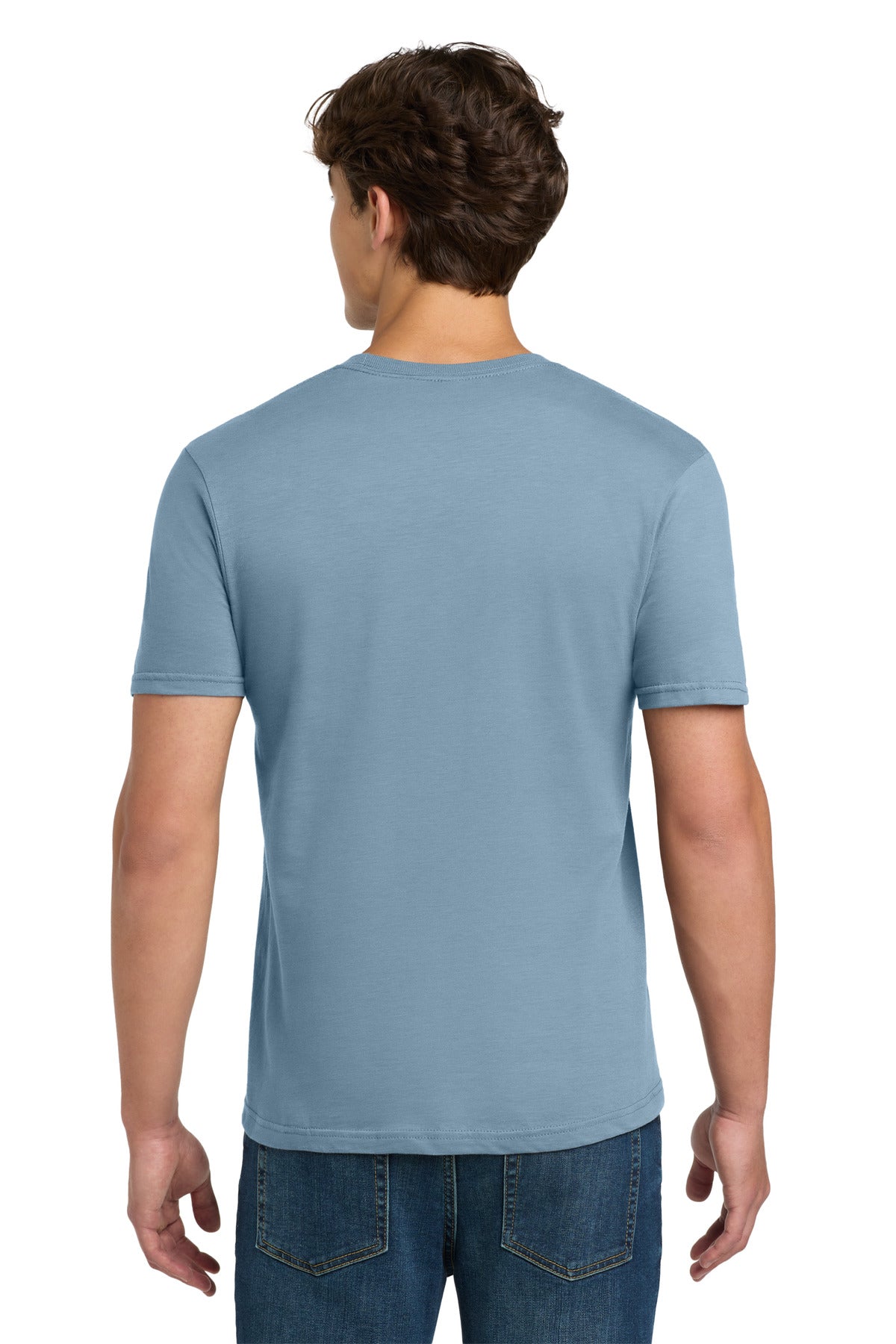Gildan Softstyle T-Shirt 64000 back model image.