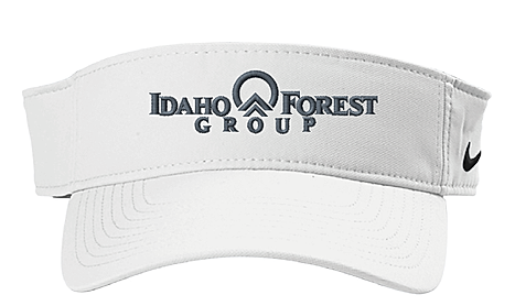 NKFB5675 - Nike Dri-FIT Team Performance Visor - Idaho Forest Group - Logowear Store - Embroidery - #29726