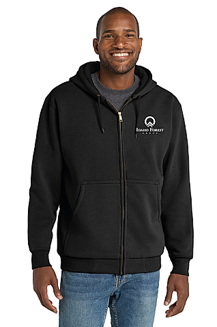 CS620 - CornerStone - Heavyweight Full-Zip Hooded Sweatshirt with Thermal Lining - Idaho Forest Group - Logowear Store - Transfer Screen Print - #29726