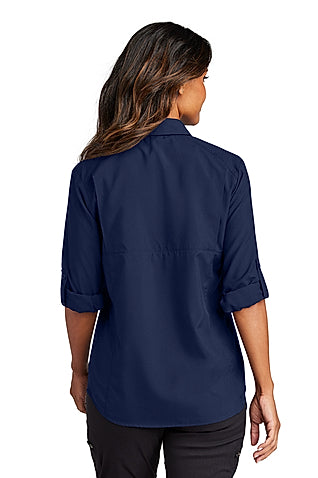 LW960 - Port Authority Women's Long Sleeve UV Daybreak Shirt - Idaho Forest Group - Logowear Store - Embroidery - #29726