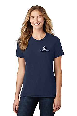 LPC55 - Port & Company Women's Core Blend Tee - Idaho Forest Group - Logowear Store - Transfer Screen Print - #29726