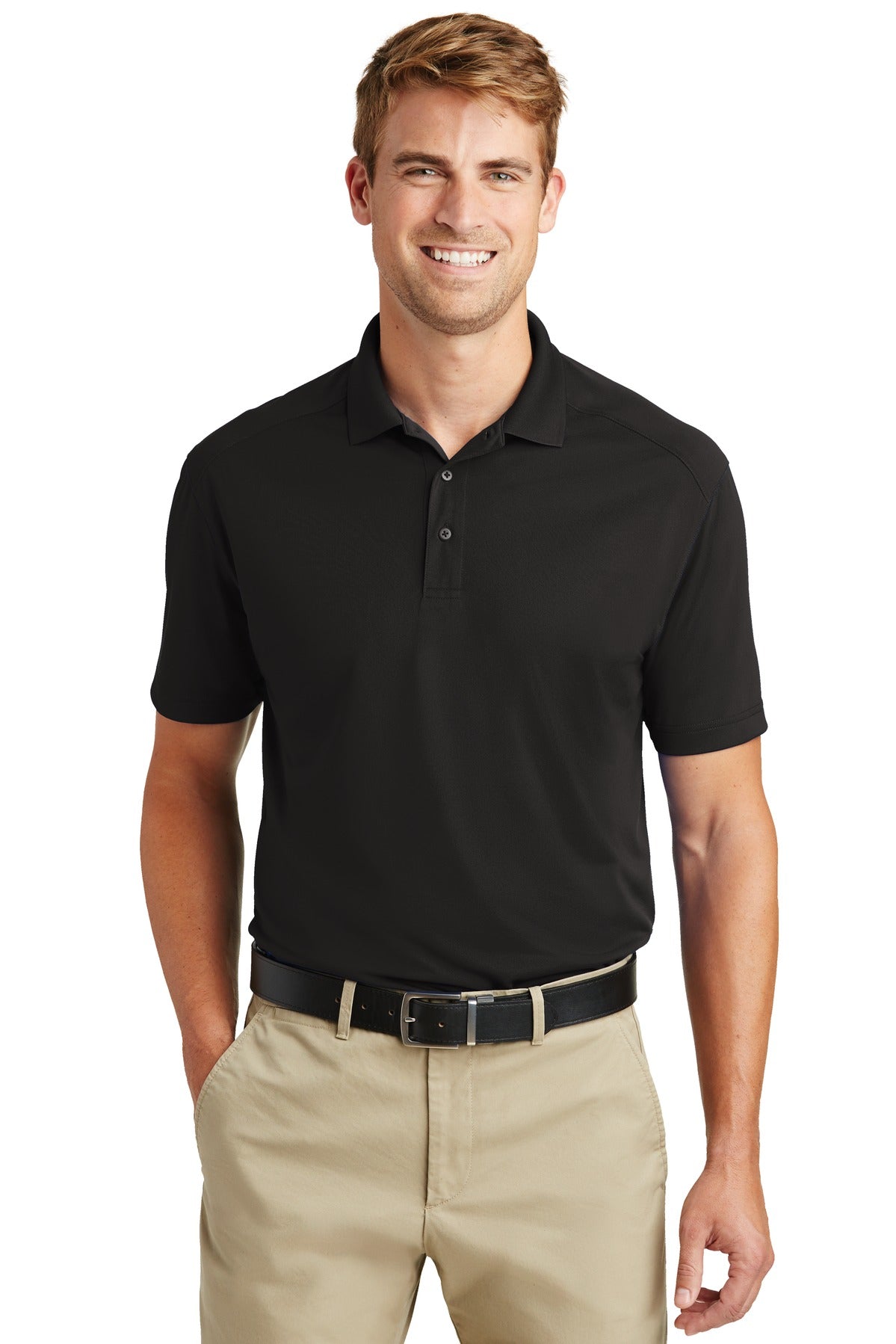 CornerStone Select Lightweight Snag-Proof Polo CS418 front model image.