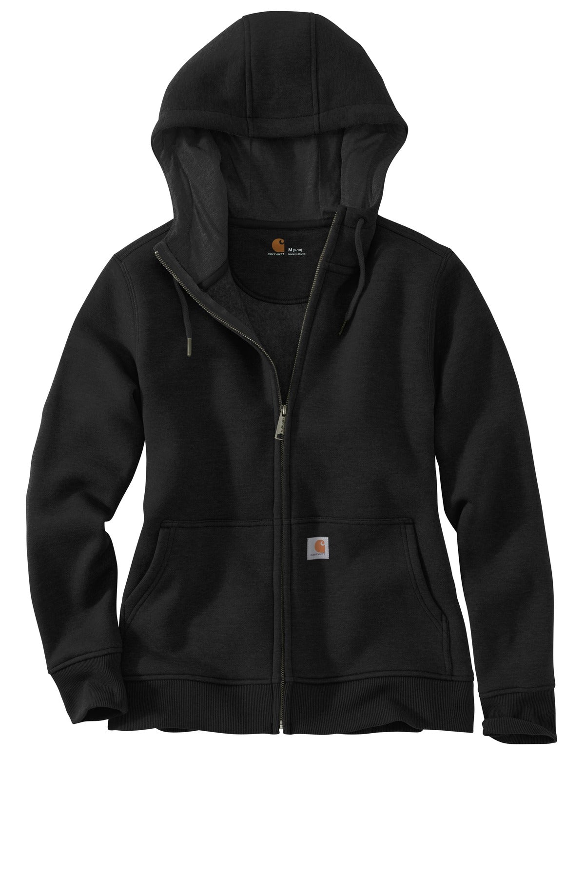 Carhartt Women&#39;s Clarksburg Full-Zip Hoodie CT102788 front flat image.