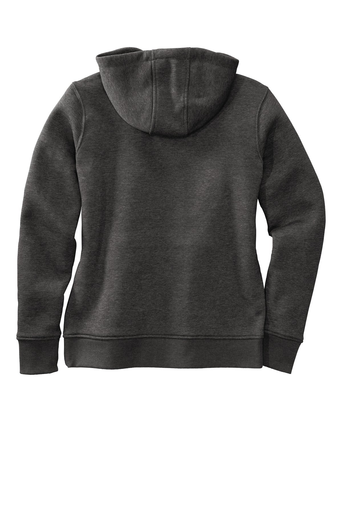 Carhartt Women&#39;s Clarksburg Full-Zip Hoodie CT102788 back flat image.