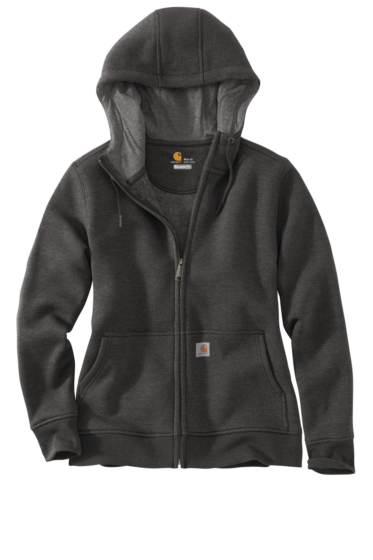 Carhartt Women&#39;s Clarksburg Full-Zip Hoodie CT102788 front flat image.
