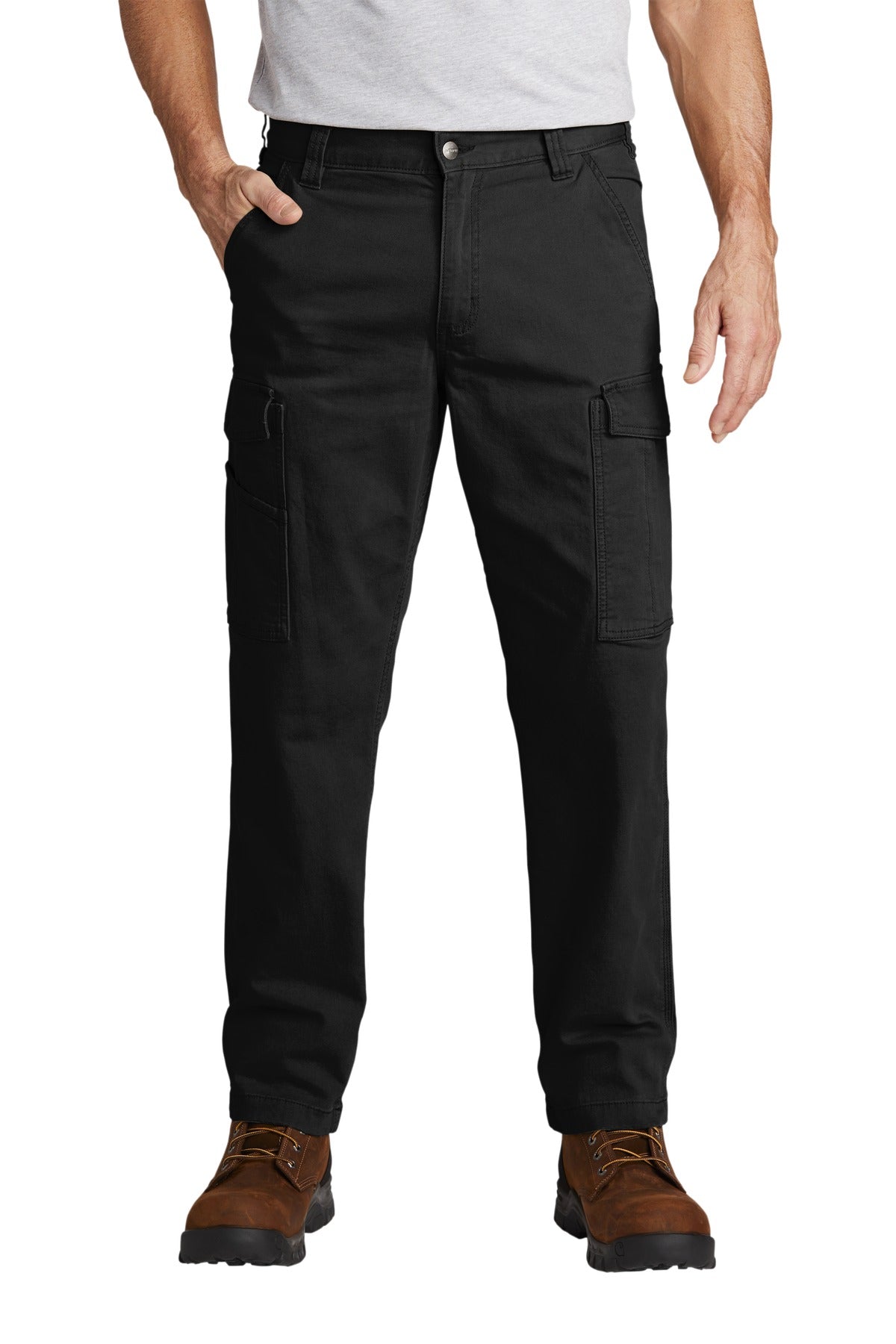 Carhartt Rugged Flex Rigby Cargo Pant CT103574 front model image.