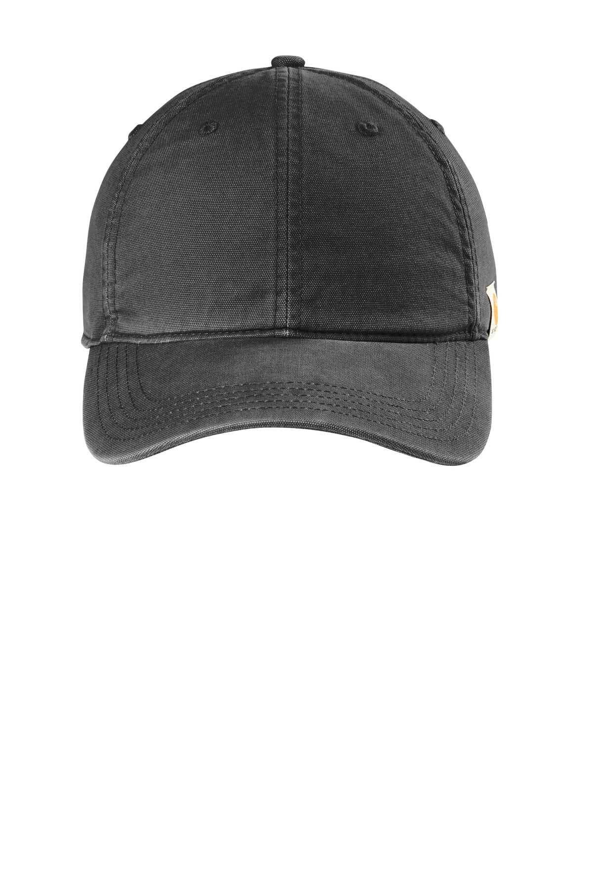 Carhartt Cotton Canvas Cap CT103938 front model image.
