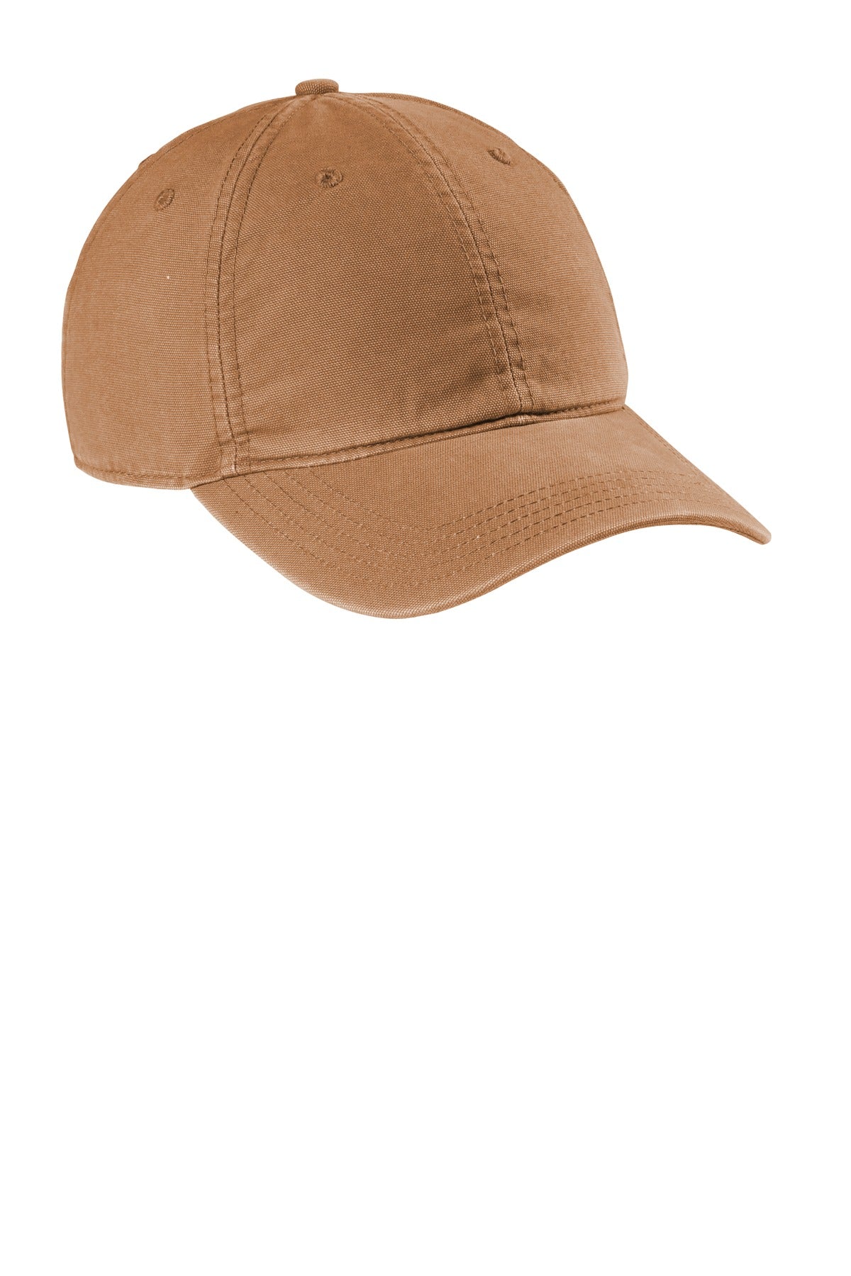 Carhartt Cotton Canvas Cap CT103938 front flat image.