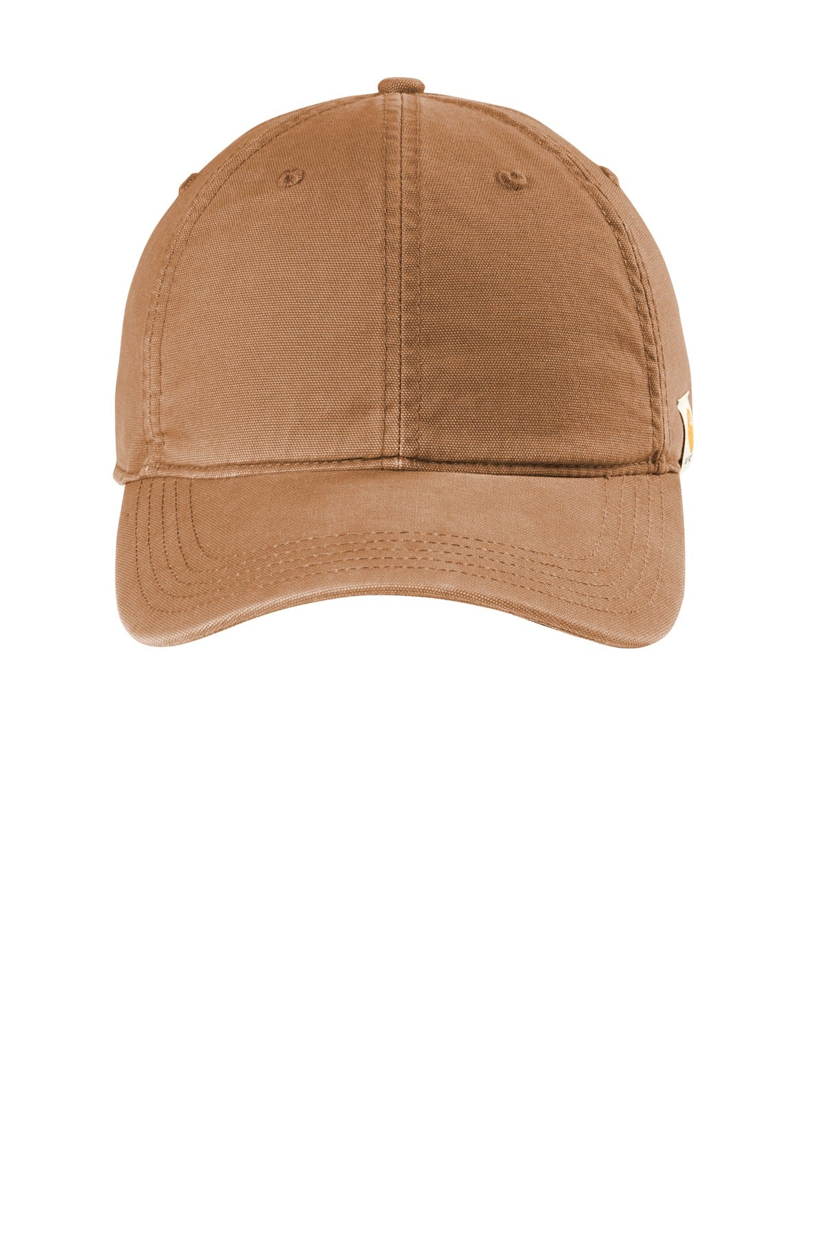 Carhartt Cotton Canvas Cap CT103938 front model image.