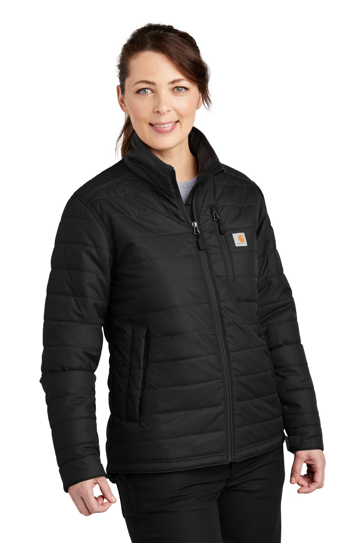 Carhartt Women's Gilliam Jacket CT104314 front model image.