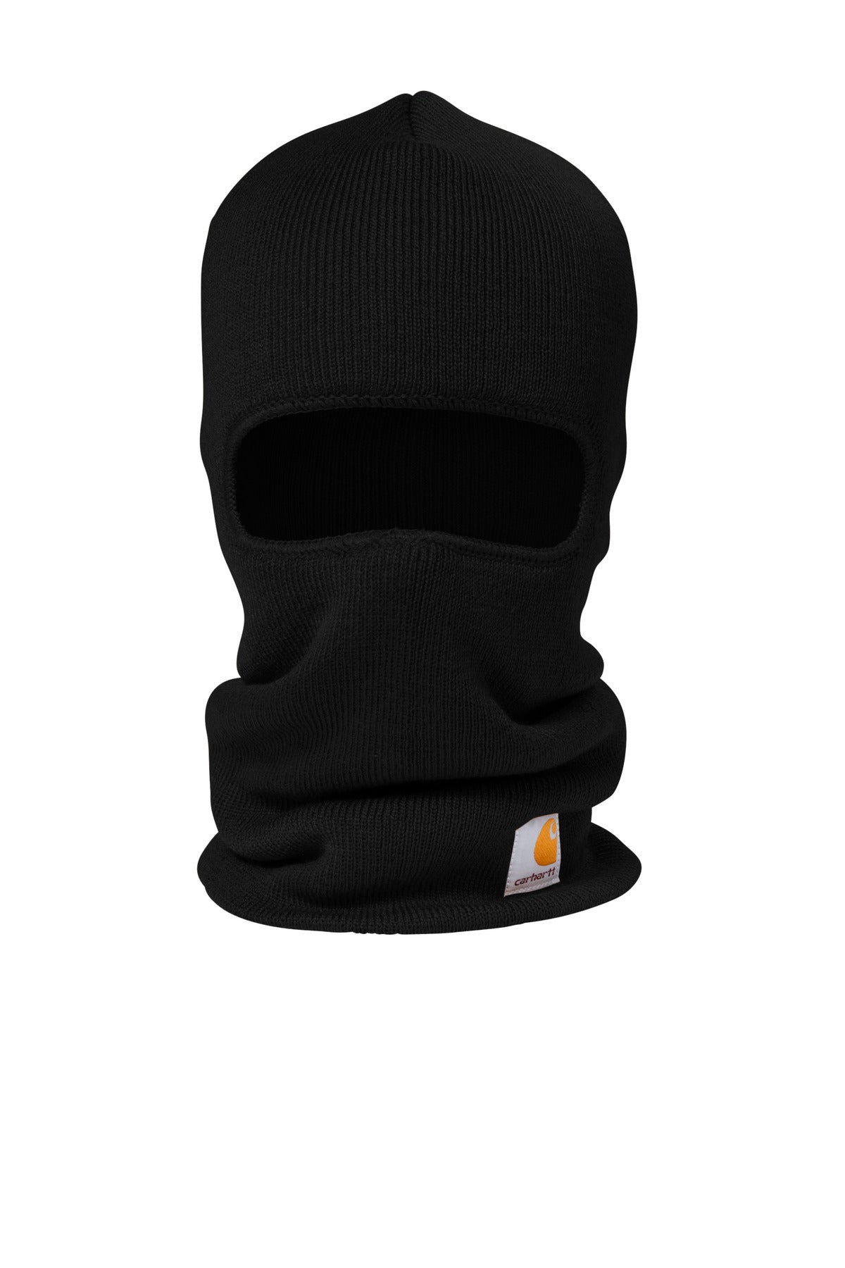 Carhartt Knit Insulated Face Mask CT104485 front model image.