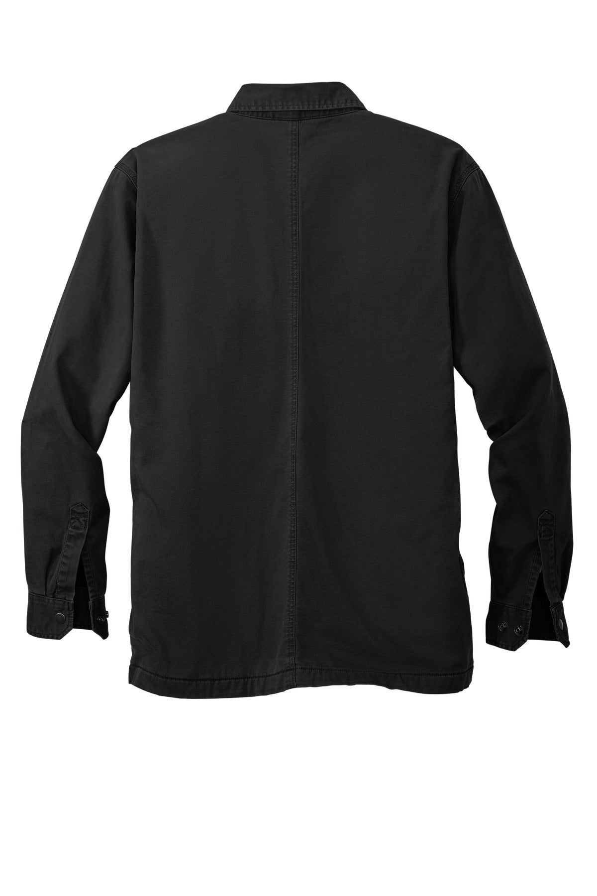 Carhartt Rugged Flex Fleece-Lined Shirt Jac CT105532 back flat image.