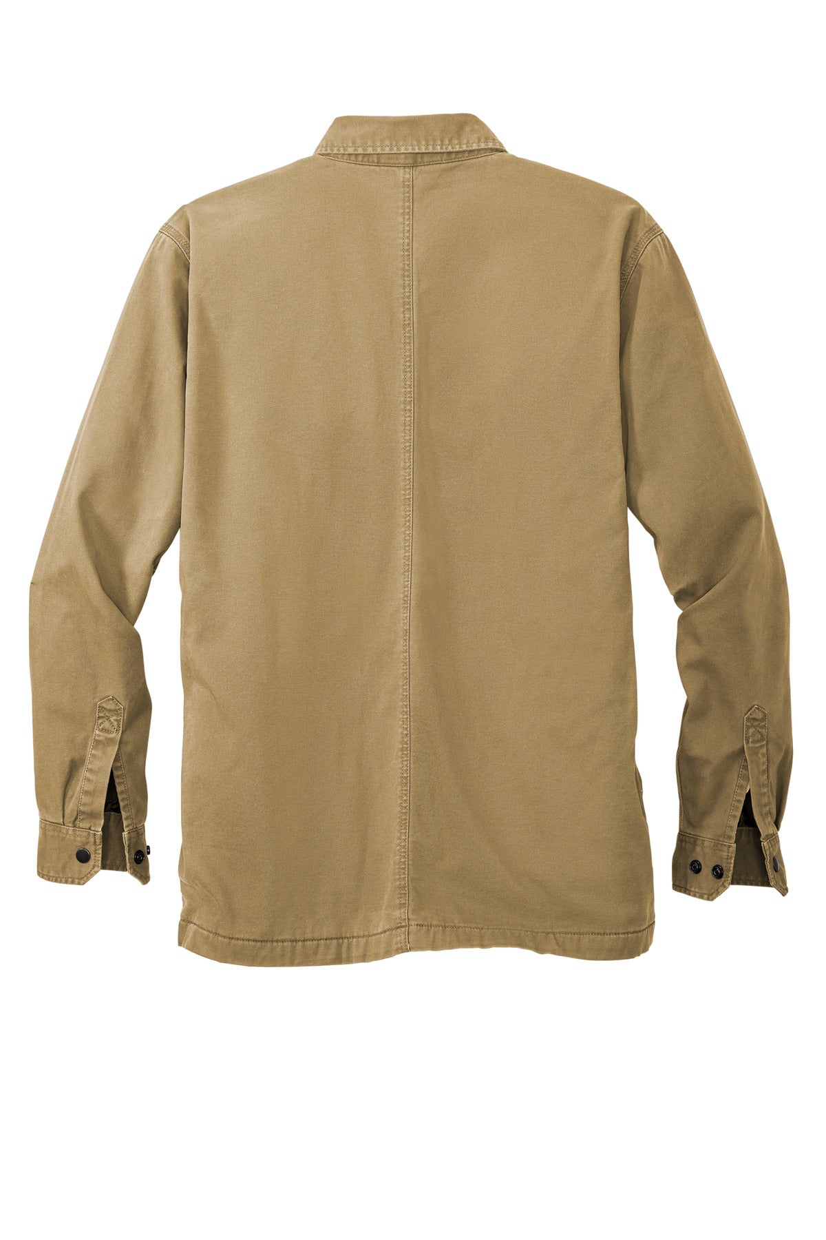 Carhartt Rugged Flex Fleece-Lined Shirt Jac CT105532 back flat image.