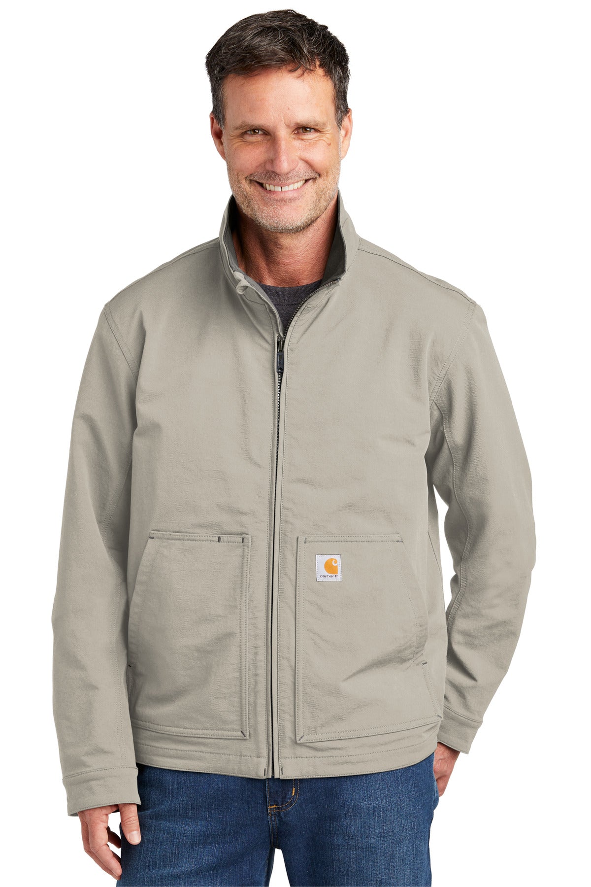 Carhartt Super Dux Soft Shell Jacket CT105534 front model image.