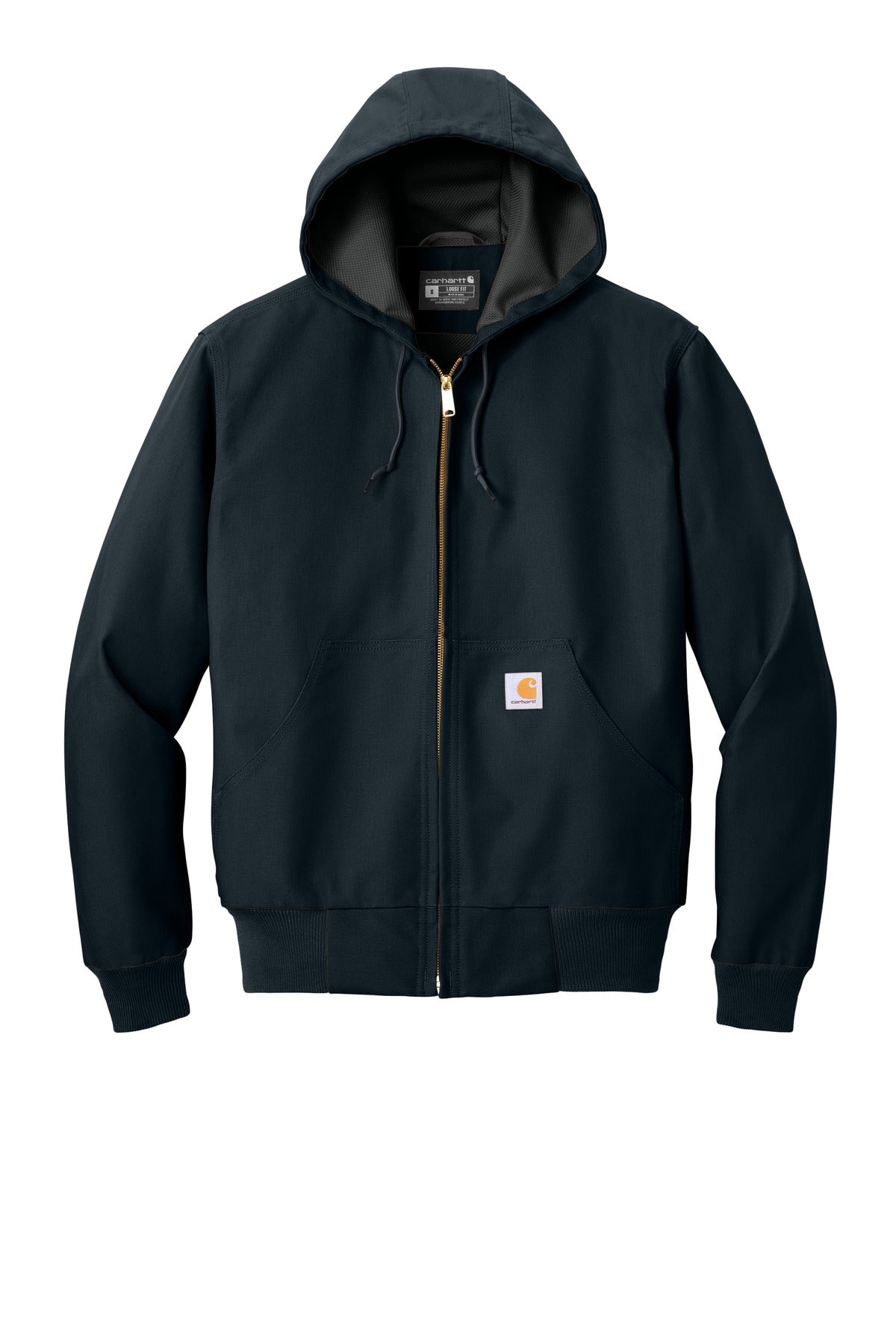 Carhartt  Thermal-Lined Duck Active Jac  CT106678 front flat image.
