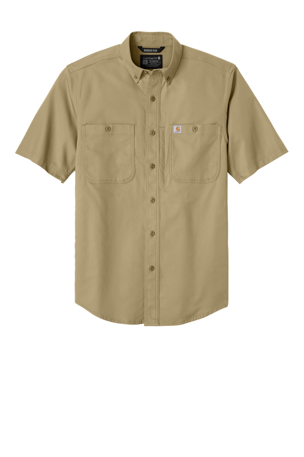 Carhartt Rugged ProfessionalSeries Short Sleeve Shirt CT106688 front flat image.