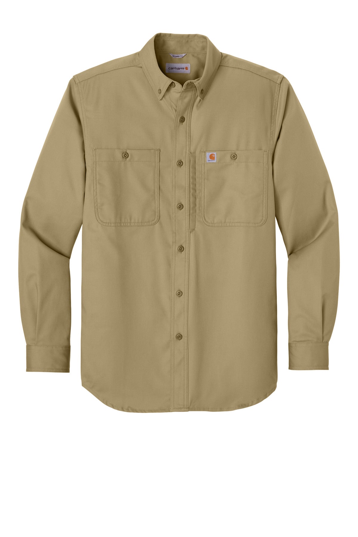 Carhartt Rugged Professional Series Long Sleeve Shirt CT106689 front flat image.