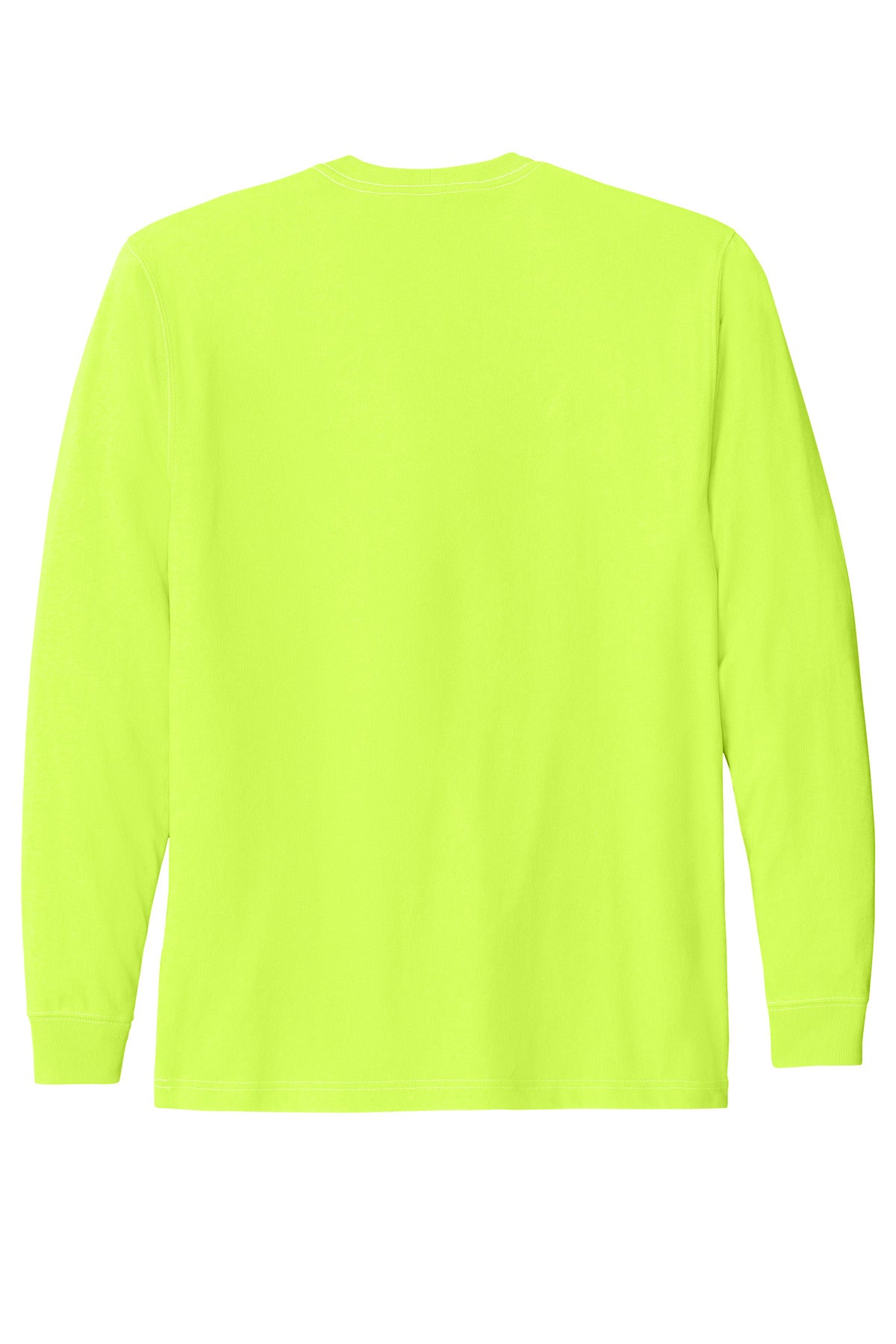 Carhartt  Workwear Pocket Long Sleeve T-Shirt CTK126 back flat image.
