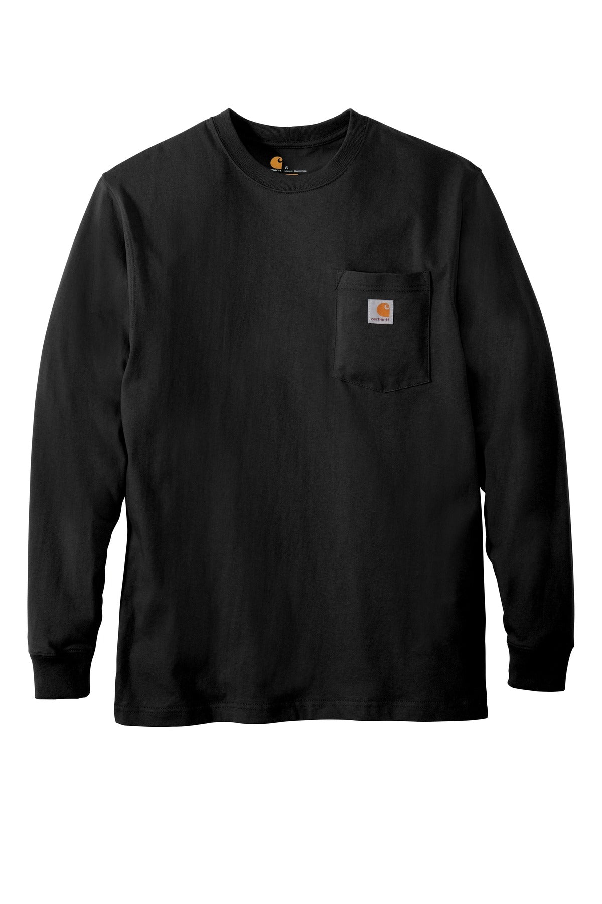 Carhartt  Workwear Pocket Long Sleeve T-Shirt CTK126 front flat image.