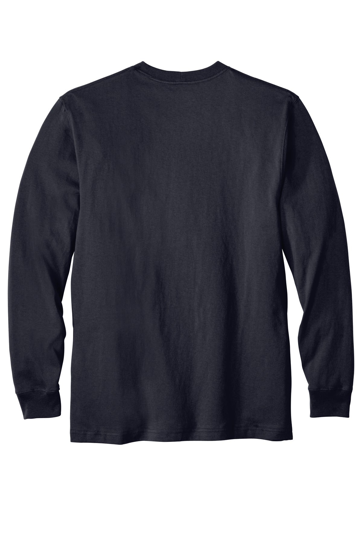 Carhartt  Workwear Pocket Long Sleeve T-Shirt CTK126 back flat image.