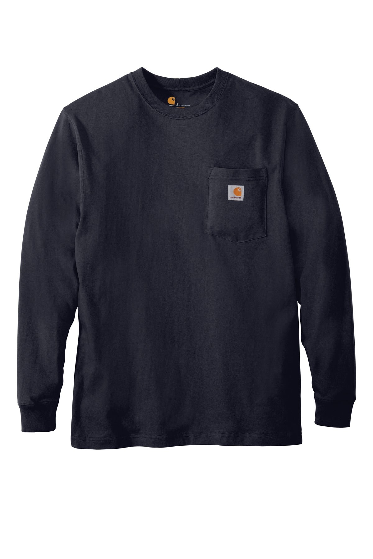 Carhartt  Workwear Pocket Long Sleeve T-Shirt CTK126 front flat image.