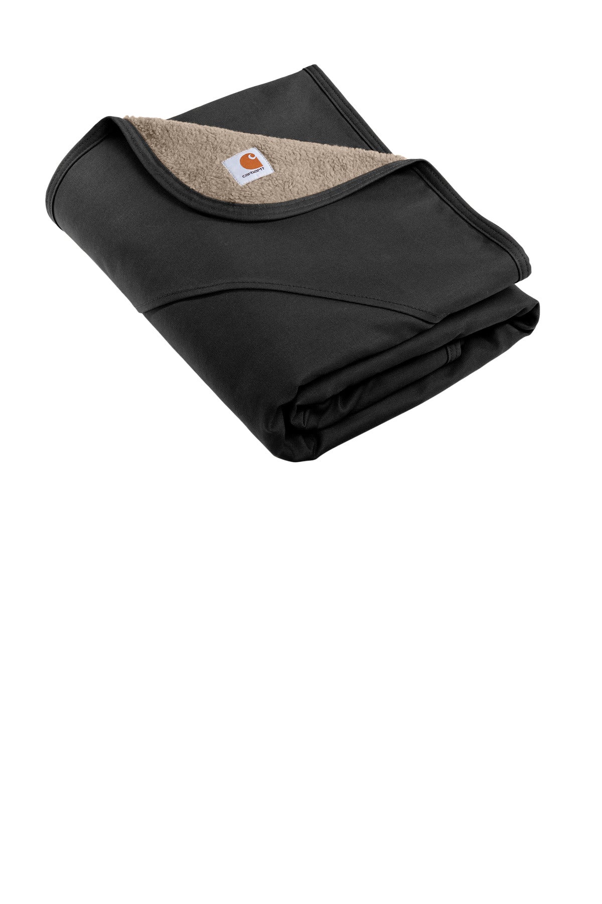 Carhartt Firm Duck Sherpa-Lined Blanket CTP0000502 front model image.
