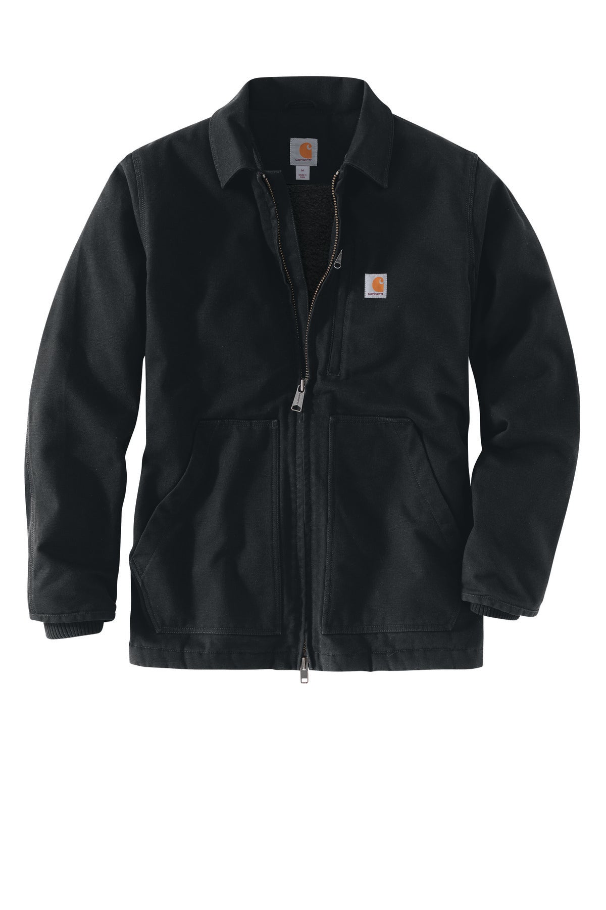 Carhartt Tall Sherpa-Lined Coat CTT104293 front flat image.