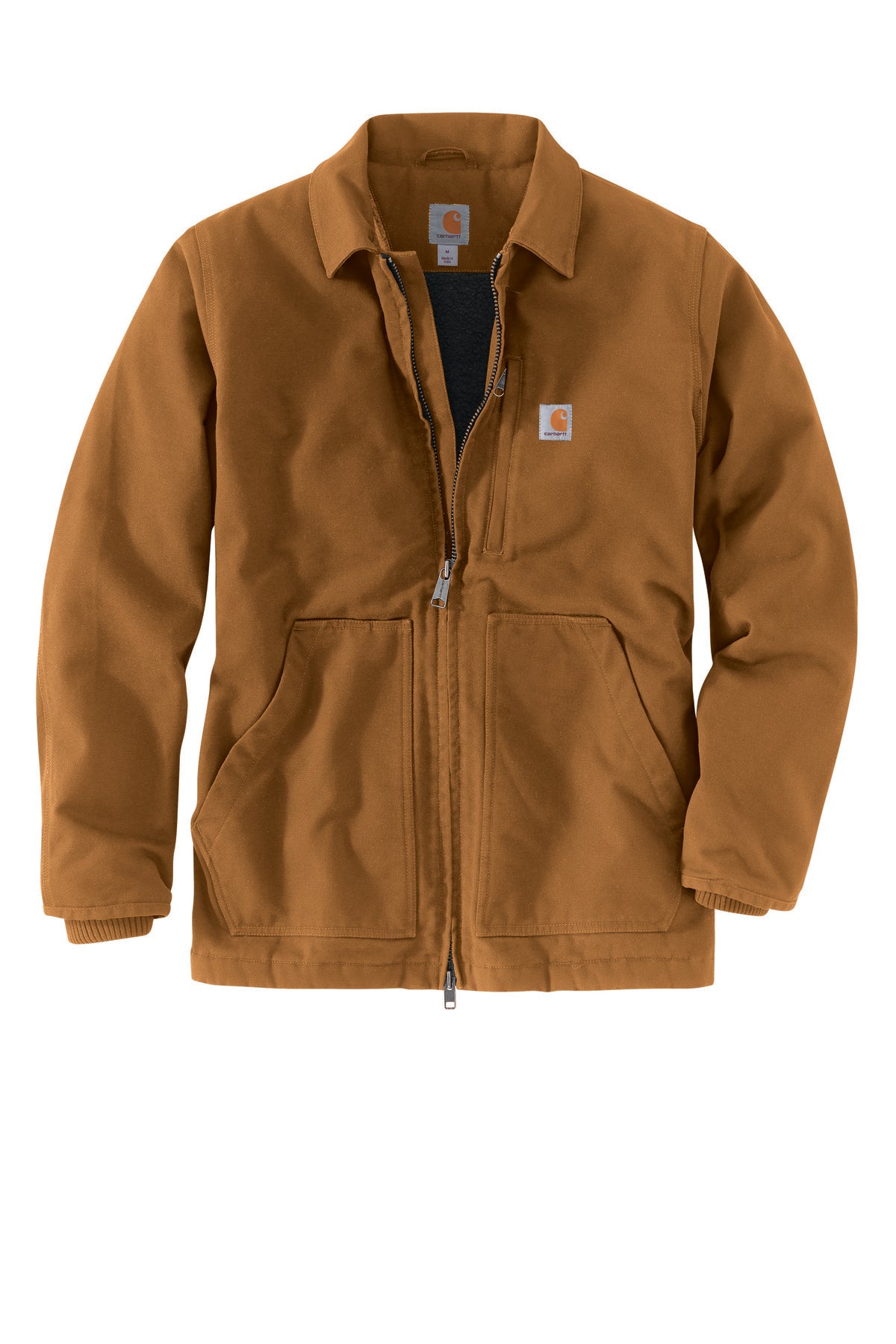 Carhartt Tall Sherpa-Lined Coat CTT104293 front flat image.