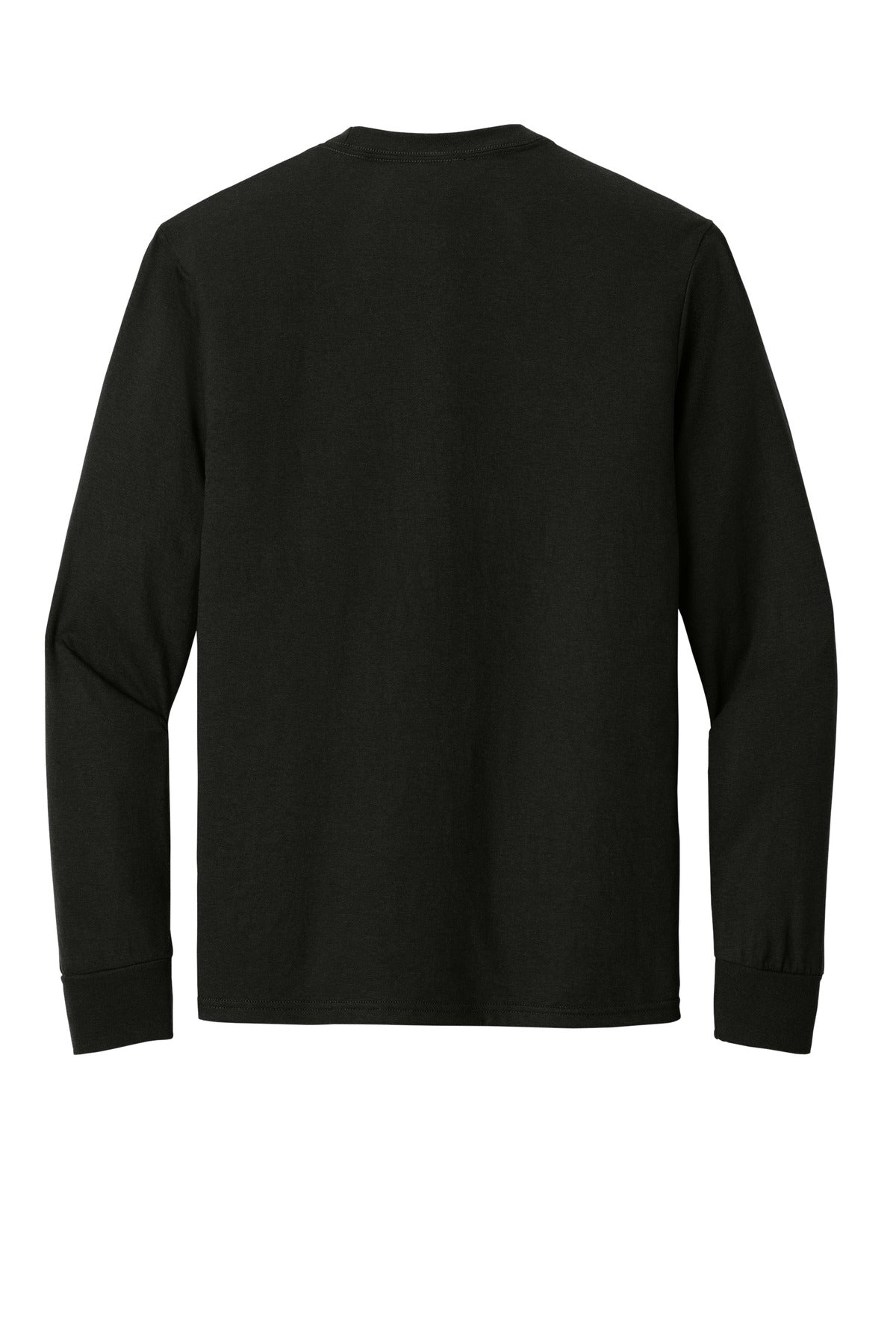 District Perfect Tri Long Sleeve Tee  DM132 back flat image.