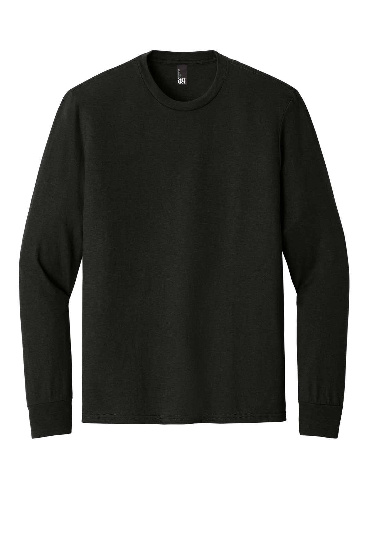 District Perfect Tri Long Sleeve Tee  DM132 front flat image.