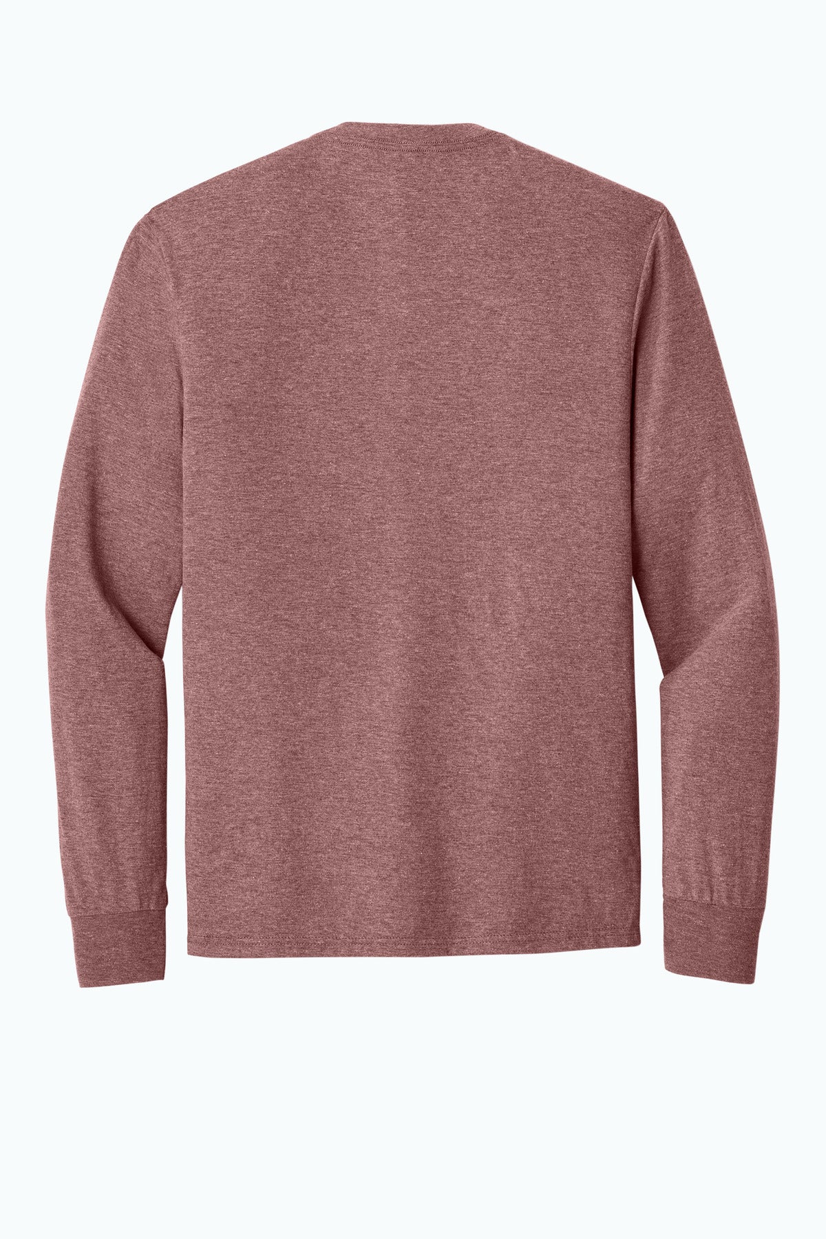 District Perfect Tri Long Sleeve Tee  DM132 back flat image.