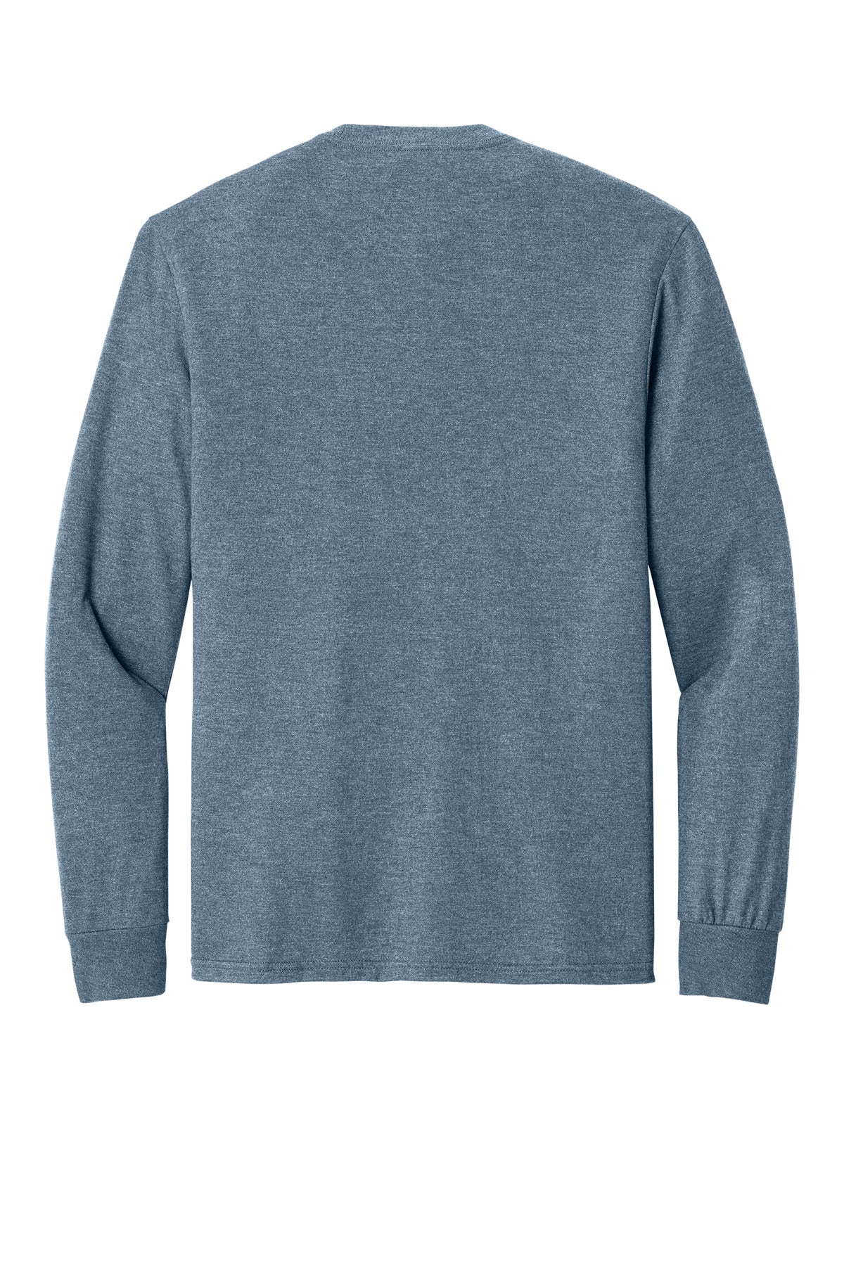 District Perfect Tri Long Sleeve Tee  DM132 back flat image.