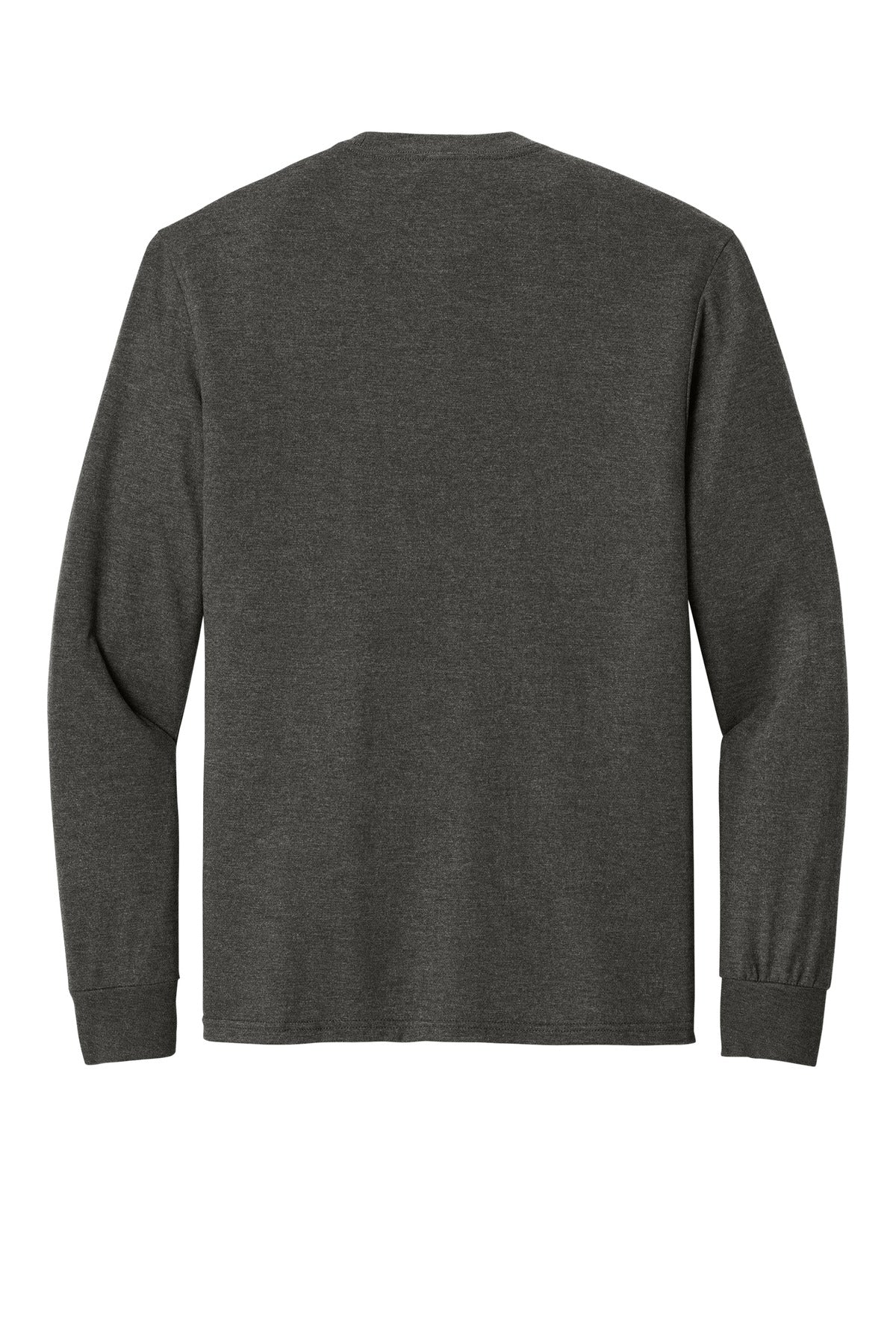District Perfect Tri Long Sleeve Tee  DM132 back flat image.