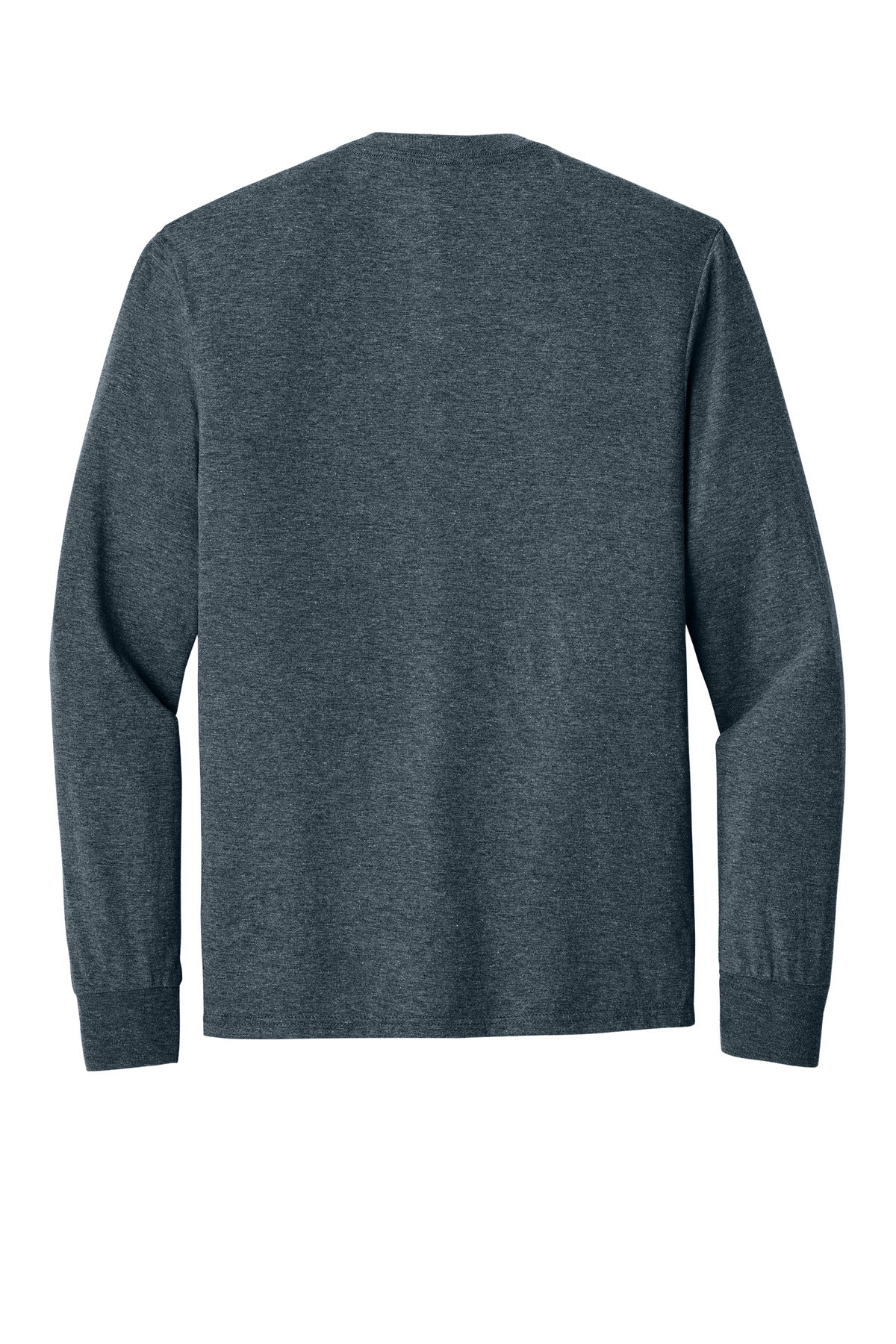 District Perfect Tri Long Sleeve Tee  DM132 back flat image.