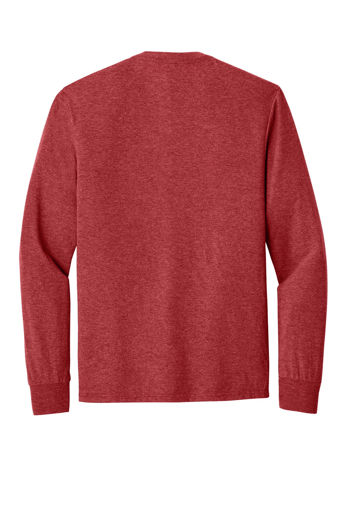 District Perfect Tri Long Sleeve Tee  DM132 back flat image.