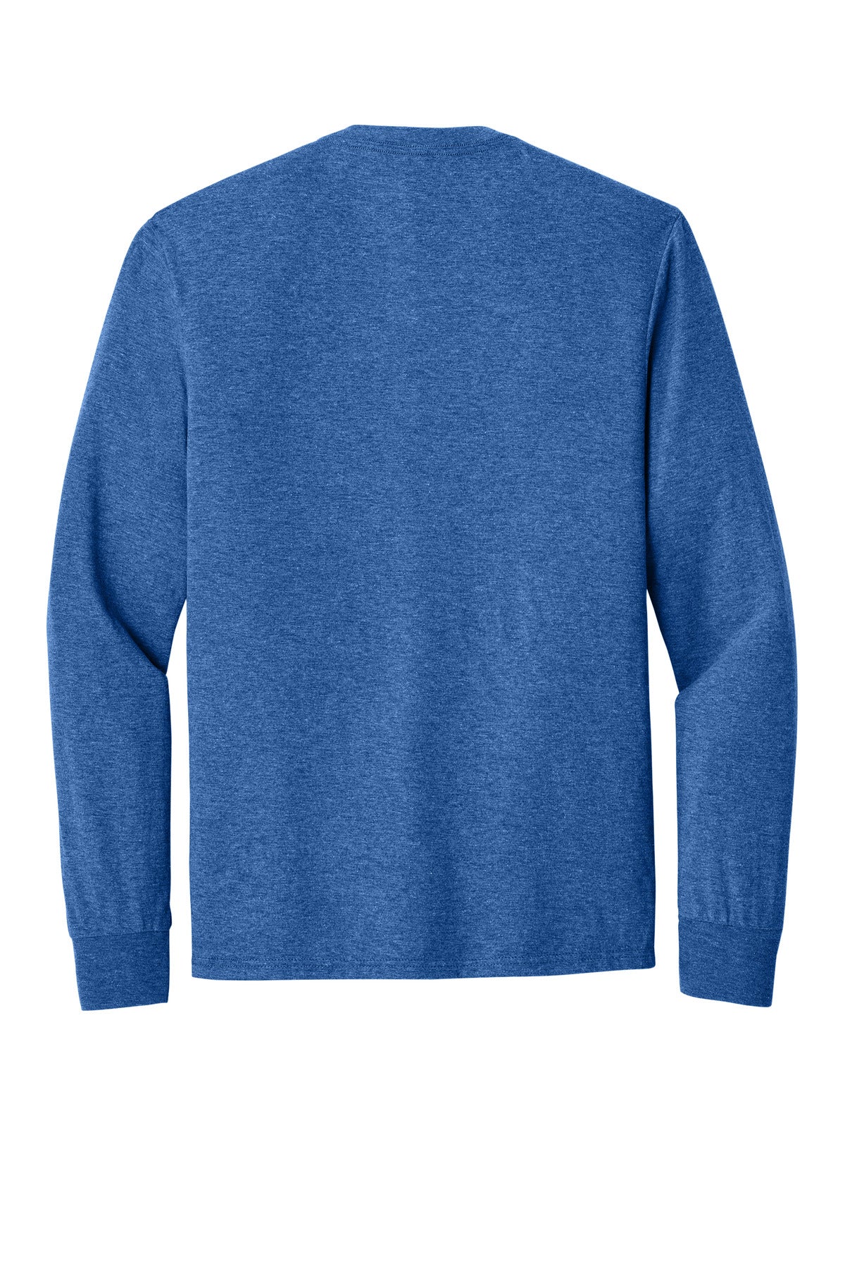 District Perfect Tri Long Sleeve Tee  DM132 back flat image.