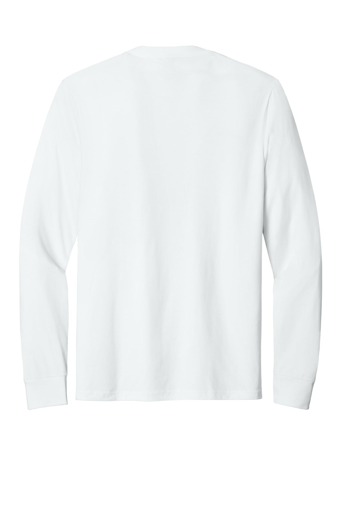 District Perfect Tri Long Sleeve Tee  DM132 back flat image.