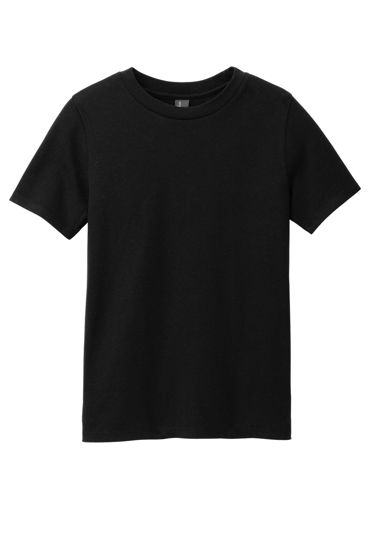 District Youth Perfect Blend CVC Tee DT108Y front model image.