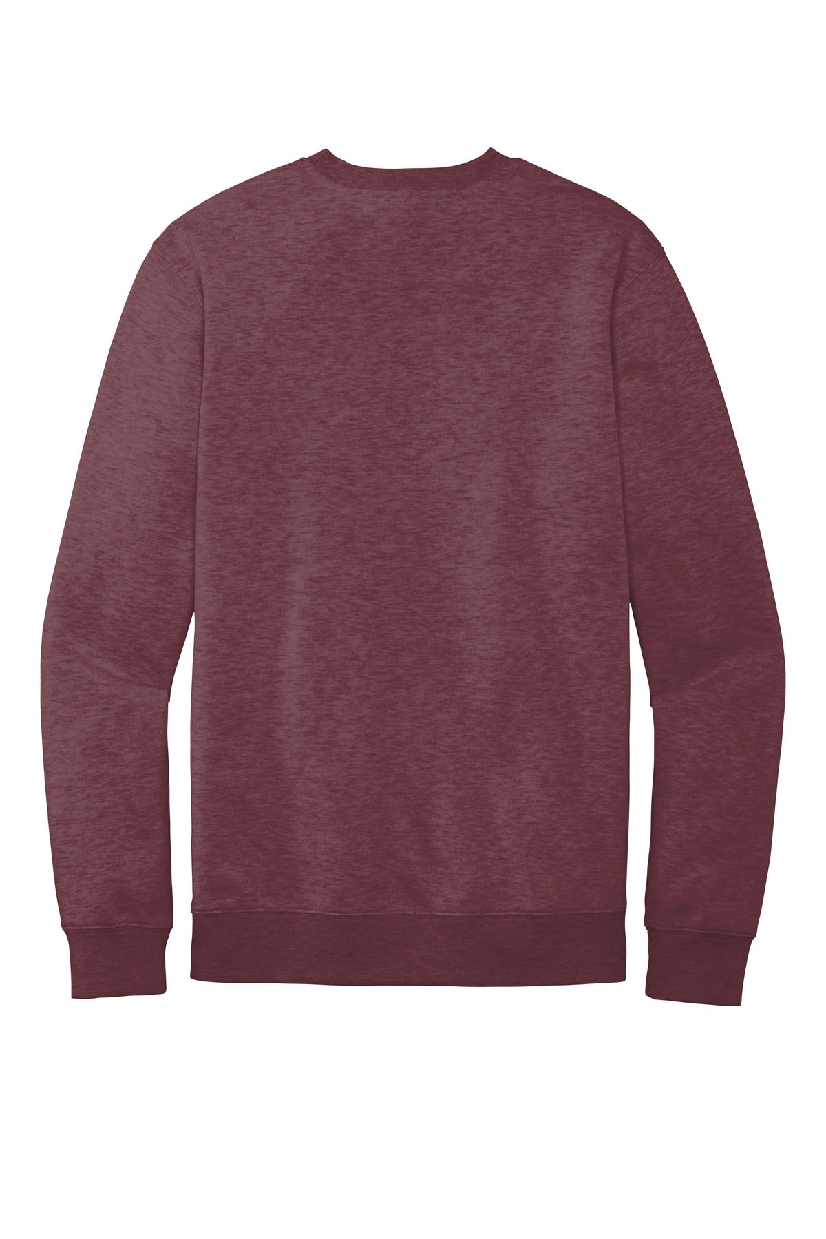 District VITFleece Crew DT6104 back flat image.